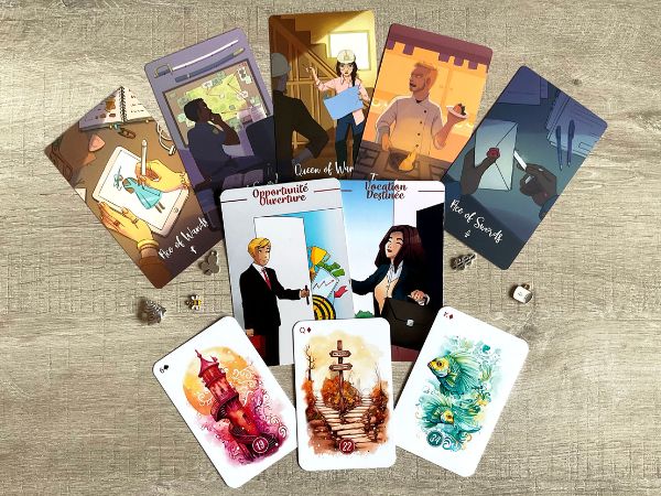 Guidance professionnelle Tirage cartes, thématique professionnelle, travail, tarot, oracle