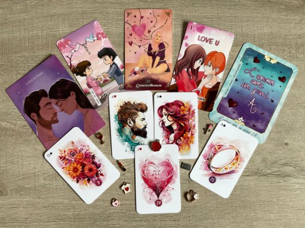 Guidance relationnelle Tirage cartes, thématique relationnelle, sentimentale, tarot, oracle